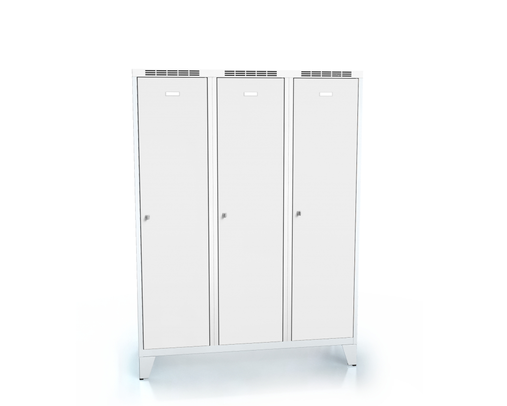 Cloakroom locker reduced height ALDUR 1 with feet 1620 x 1200 x 500